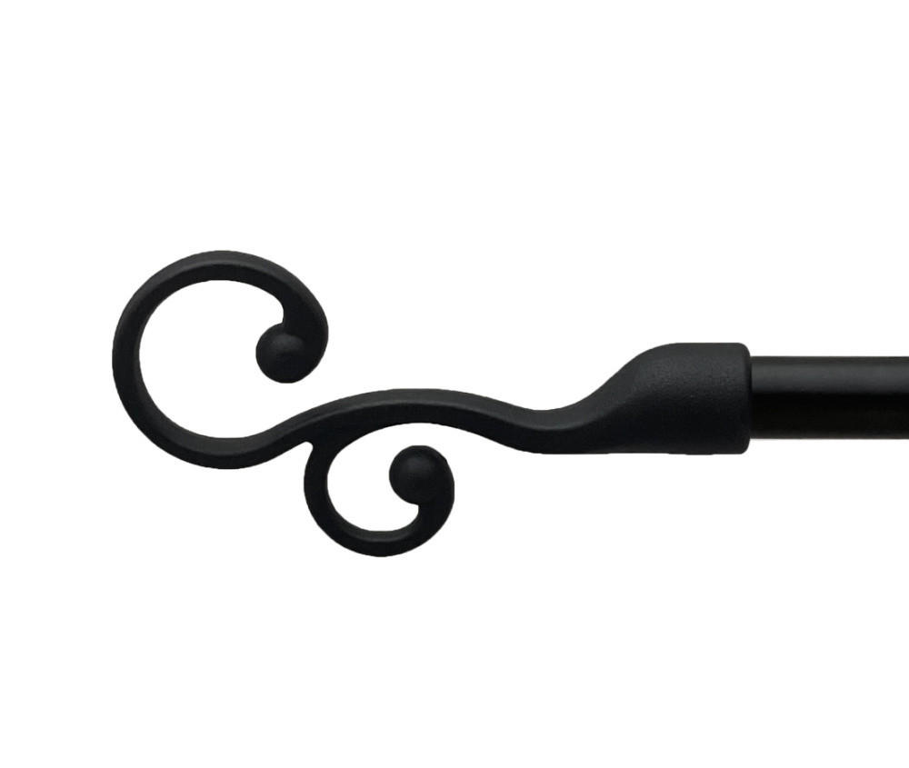 Закінчення для карнизу Orvit ФЛОРЕС 16 мм ЧОРНИЙ ОКСАМИТ Львов - изображение 1