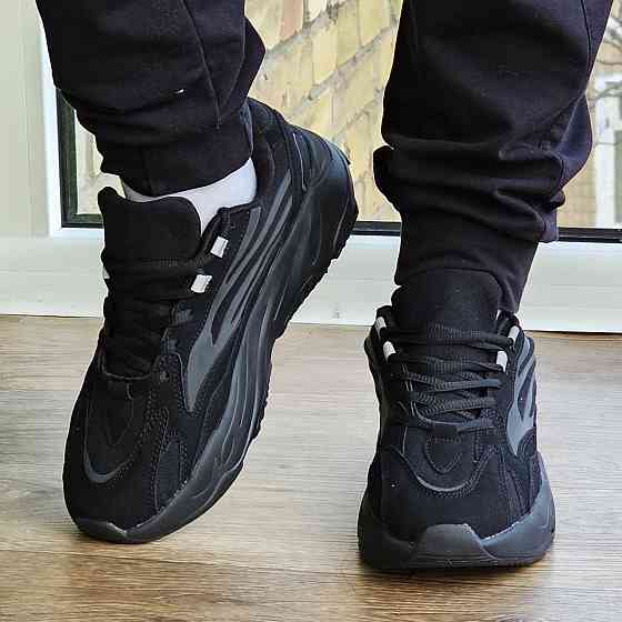 Кросівки Adidas Boost 700 Чорні Чоловічі Адідас Замшеві (розміри: 41,42,43,44,45,46) - 66-6 Дніпро