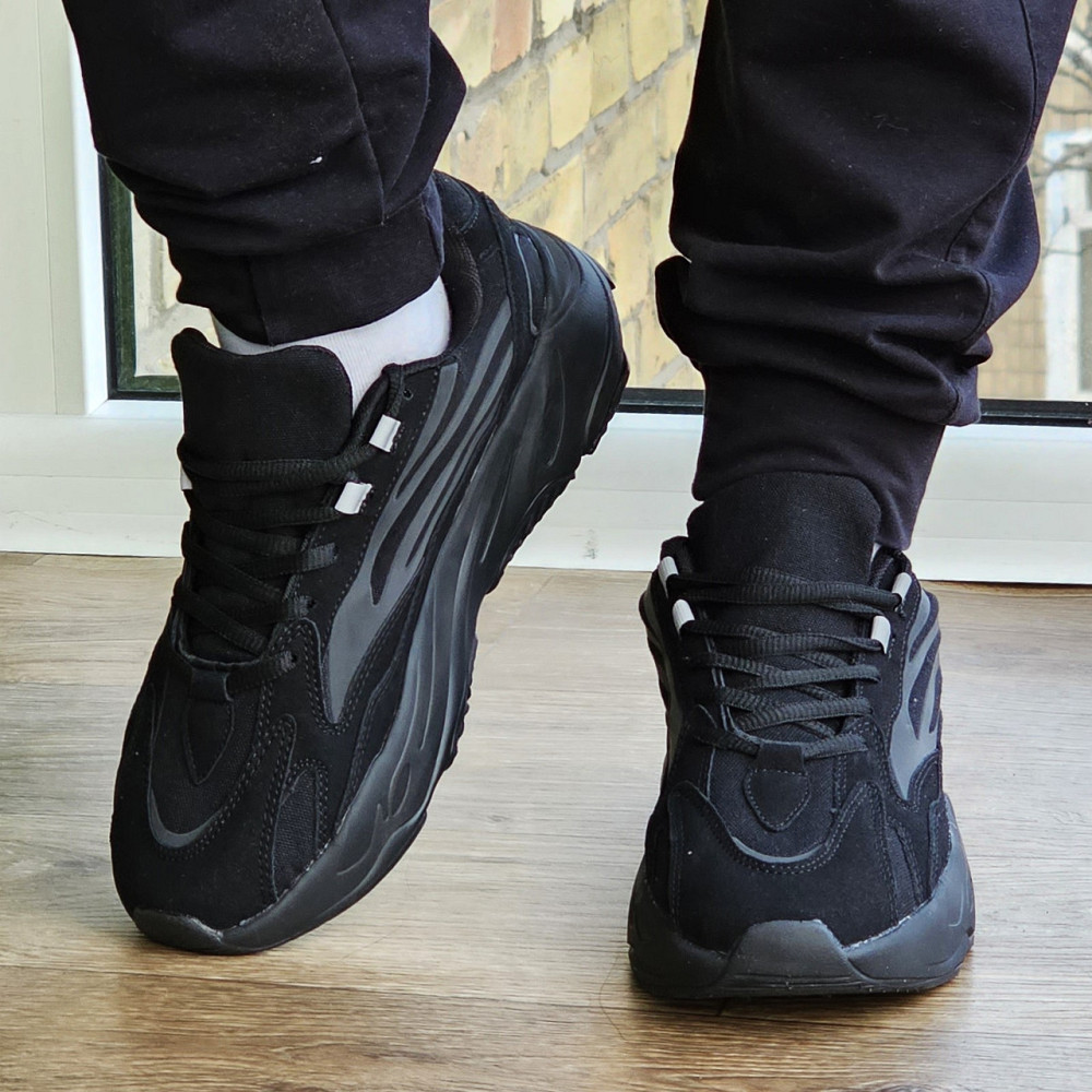 Кросівки Adidas Boost 700 Чорні Чоловічі Адідас Замшеві (розміри: 41,42,43,44,45,46) - 66-6 Дніпро - фото 5