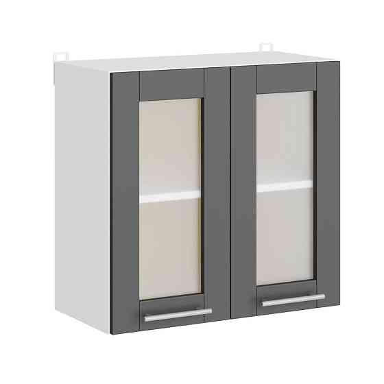 Кухонный модуль витрина Эверест Эко 600 дуб крафт белый/графит 60х30х58 см (DTM-071004) Львов