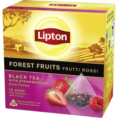 Чай Lipton чорний "Forest fruit" 20 пакетиків (5063270110881) Вінниця - фото 1
