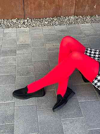 Daragani Лофери жіночі Daragani чорні натуральна замша висота 6 см (5351) Коломыя