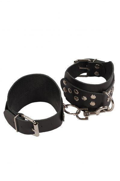 Оковы на лодыжки Leather Leg Cuffs Black Sex Aura Киев - изображение 1