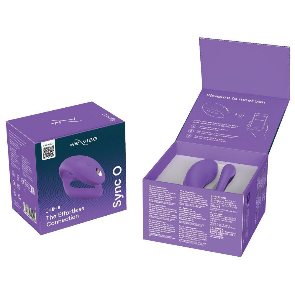 Смарт-вібратор для пар We-Vibe Sync O Light Purple, пульт ДК Sex Aura Київ - фото 9