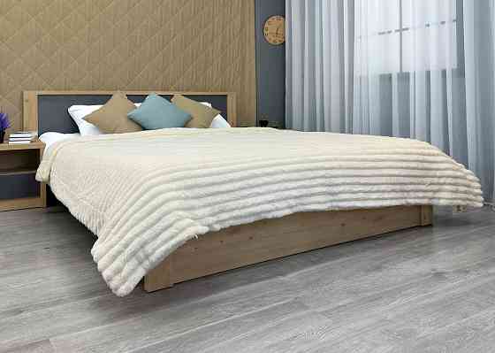 Плед 200х230 см (+-10см) на овчине 