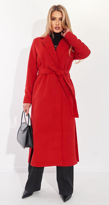 Кашемірове пальто з розрізами (46) Київ - фото 9