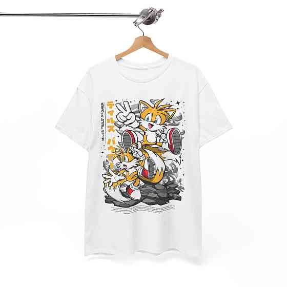 Футболка для хлопчика з аніме принтом Схадов Хедгехог Хероес Сонік оверсайз (зріст від 165 до 180) Чорний AnimeJ0074m Дніпро