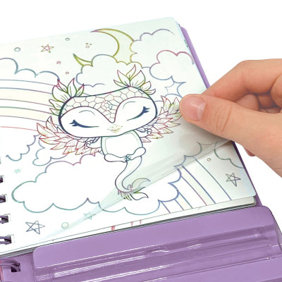 Набор для творчества Nebulous Stars Скетчбук Фантазийное искусство из фольги (11025) Винница - изображение 6