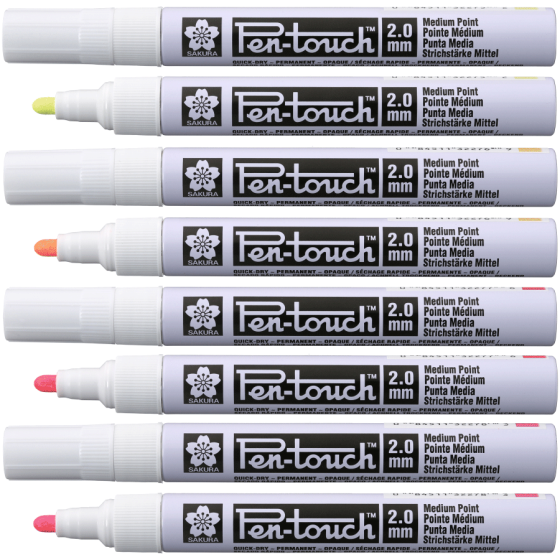 Маркер Pen-Touch флуоресцентный средний (MEDIUM) 2.0мм Sakura Киев