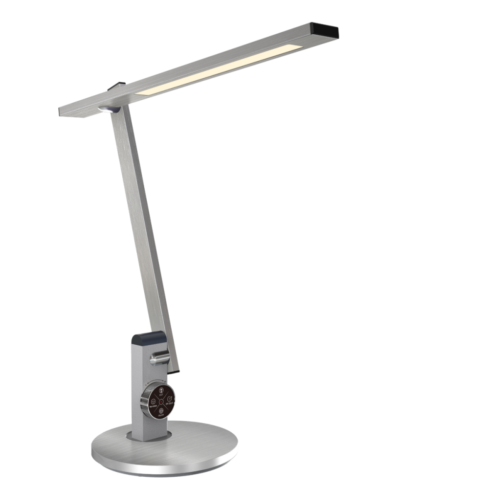 Лампа настільна світлодіодна гнучка Sirius BL-1167 срібна Коломия - фото 1