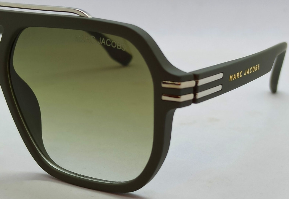 Брендовые классические мужские очки зеленый градиент в зелёной оправе. Киев - изображение 6