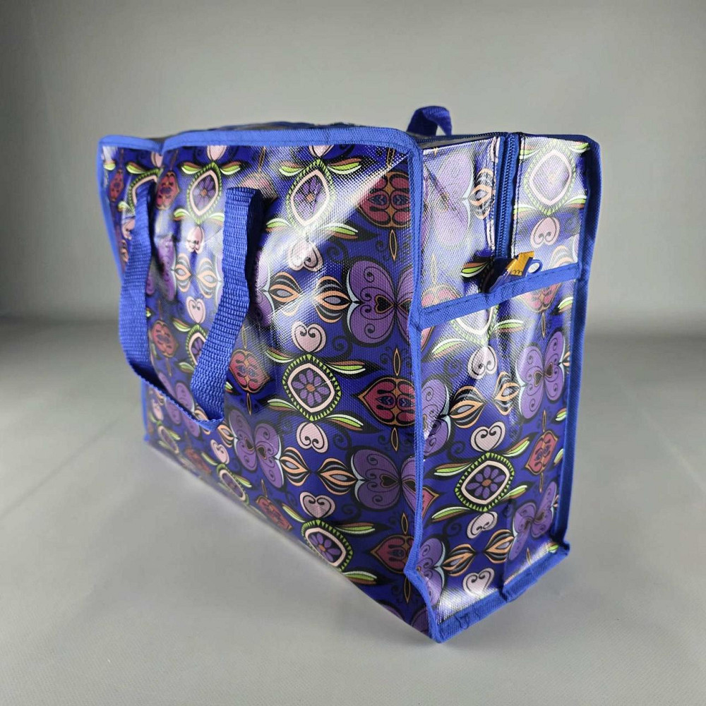 Сумка господарська, поліпропіленова, з кольоровим малюнком No1 Кольорова (38x34x18) (1 шт.) Харків - фото 8