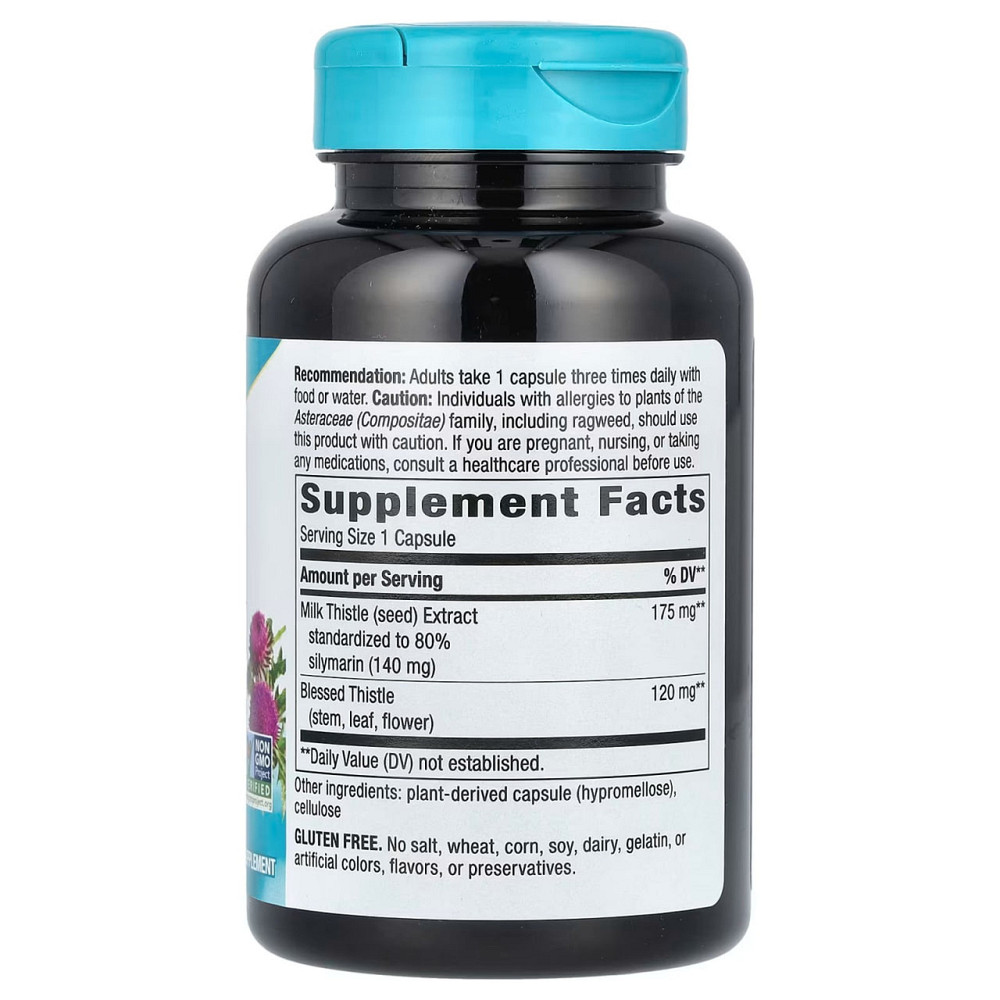 Розторопша Nature's Way Milk Thistle 120 веганських капсул Київ - фото 2