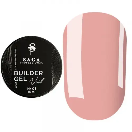 Гель для наращивания Saga Veil Gel 01 Киев