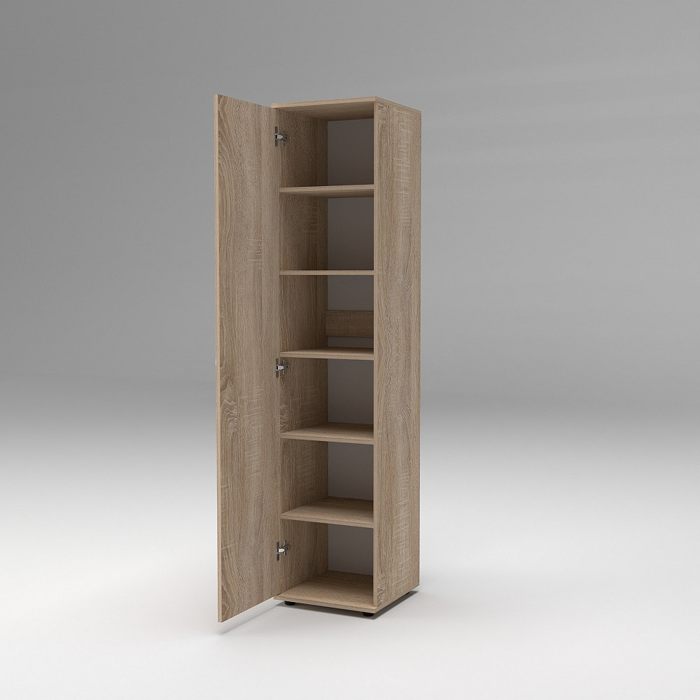 Пенал з полицями Ketrin К-2, Дуб Сонома, 420/425/1880 Львів - фото 2