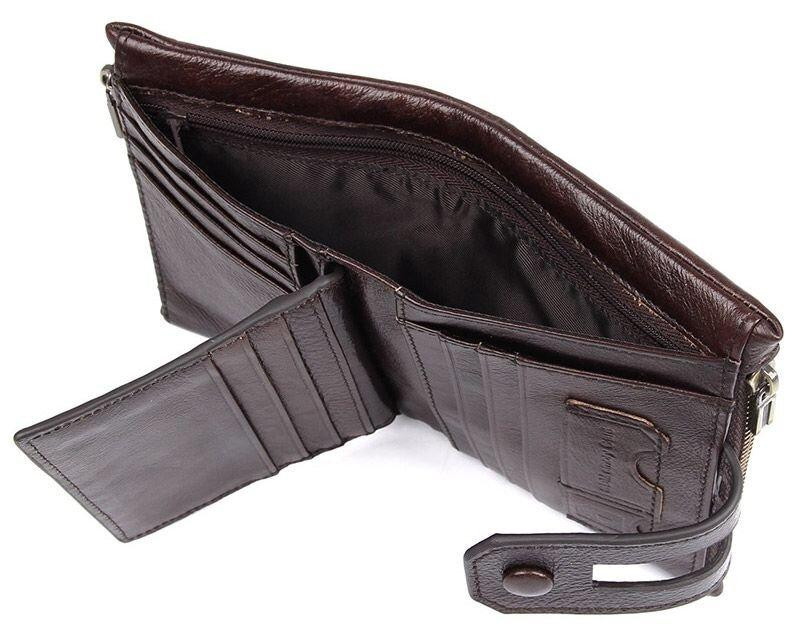 Гаманець Vintage 14602 шкіряний Коричневий Київ - фото 10