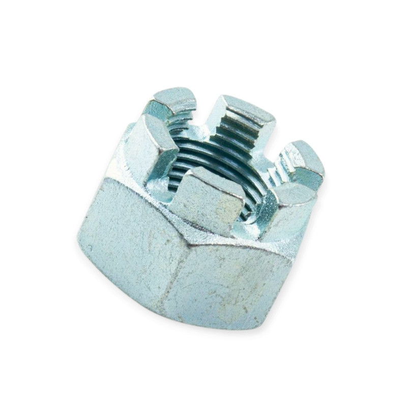 Гайка М24х2 корончаста 8кл цинк (дрібна різьблення) Мукачево - фото 1