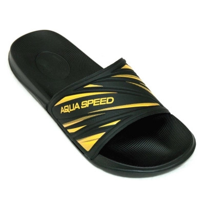 Шлепанцы Aqua Speed Idaho 514-18 чорний, жовтий 41 (5908217668189) Винница - изображение 2