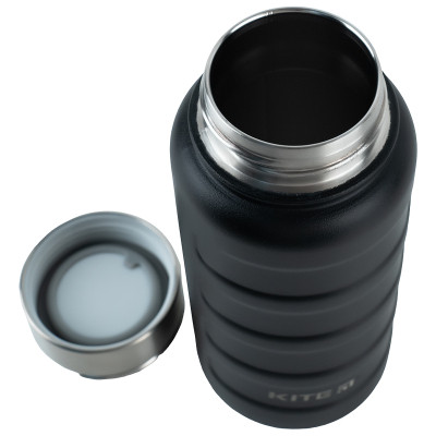 Термос Kite 500 мл чорний (K24-1204-2) Винница - изображение 3