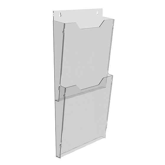 Кишеня буклетниця EKOSTAR А4 2 ярусна 214х444 Київ