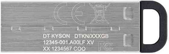 Флешнакопичувач USB3.2 256 GB Kingston DataTraveler Kyson Silver/Black (DTKN/256GB) Метал Харків