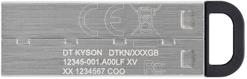 Флешнакопичувач USB3.2 256 GB Kingston DataTraveler Kyson Silver/Black (DTKN/256GB) Метал Харків - фото 3