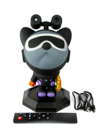 Ночник проектор звездное небо CASTLELADY собака серая космонавт ROBOT DOG Коломия