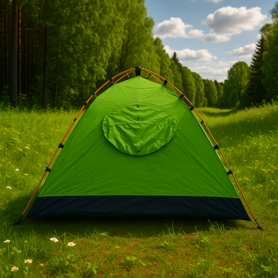 Намет автоматичний 2-місний для кемпінгу, пікніка та подорожей – швидка установка, захист від дощу та вітру, легкий та компактний Львів