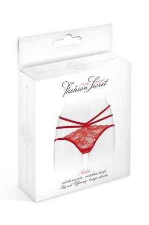 Трусики з відкритою попкою Fashion Secret Nadia Red Sex Aura Київ