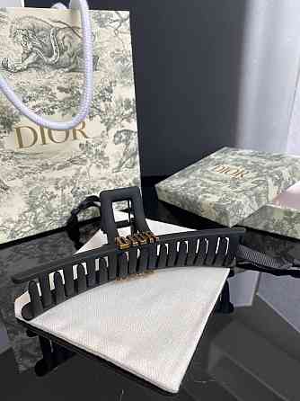Брендова шпилька для волосся Діор Dior, чорна Одеса
