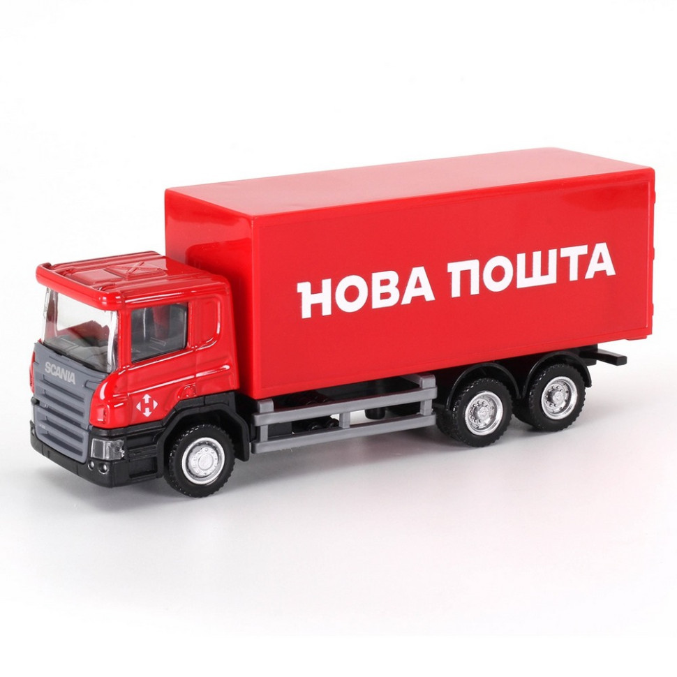 Автомодель дитяча Scania "Нова Пошта" TechnoDrive 250414U, масштаб 1:64 Вінниця - фото 3