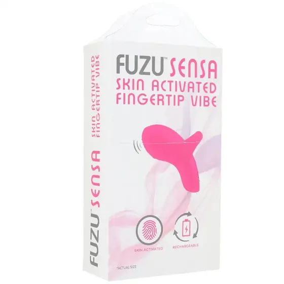 Вібратор на палець FUZU Sensa Skin Activated Fingertip Vibe – Pink, сенсорне керування, 8 режимів Львів