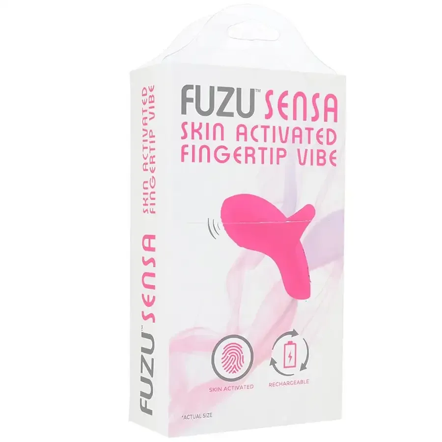 Вибратор на палец FUZU Sensa Skin Activated Fingertip Vibe – Pink, сенсорное управление, 8 режимов Львов - изображение 6