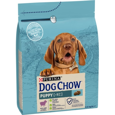 Сухий корм для собак Purina Dog Chow Puppy Lamb зі смаком ягняти 2.5 кг (7613034488657) Вінниця - фото 7