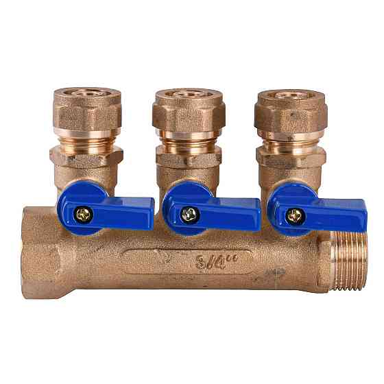 Колектор CRISTAL 3/4х16 ″3-ою з перекриванням (NM-1018) (000001359) Київ