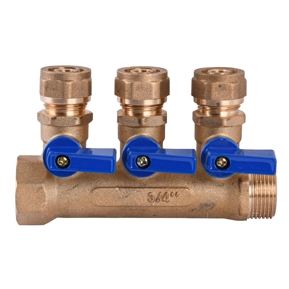 Колектор CRISTAL 3/4х16 ″3-ою з перекриванням (NM-1018) (000001359) Київ - фото 1