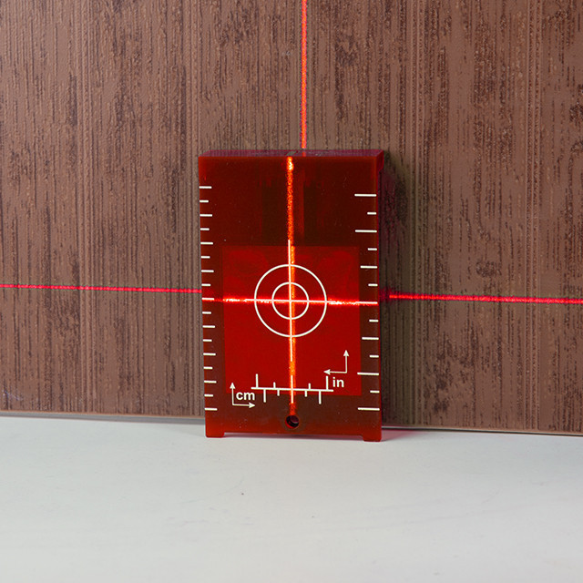 Мішень + окуляри для лазерного рівня, для червоного лазера INTERTOOL MT-3066 Київ - фото 18