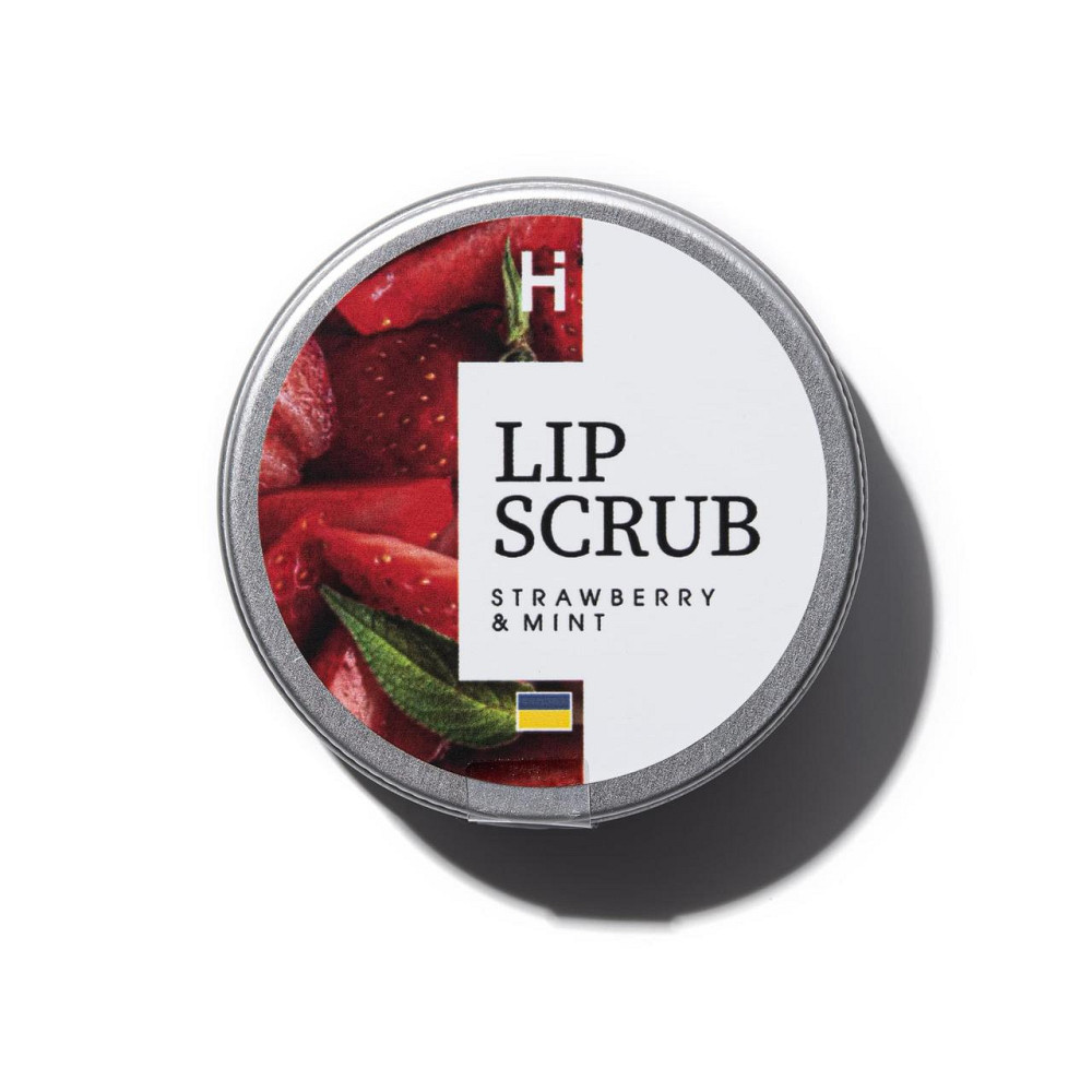 Скраб для губ Полуниця М'ята HILLARY Lip Scrub Strawberry Mint, 30 г Київ - фото 1