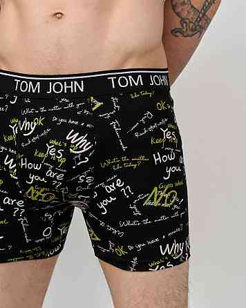 Боксеры мужские Tom John - Мелкие надписи 2200-14 L Киев