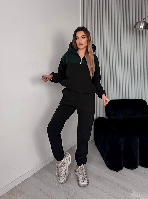 Женский теплый костюм двухцветный Одесса - изображение 6