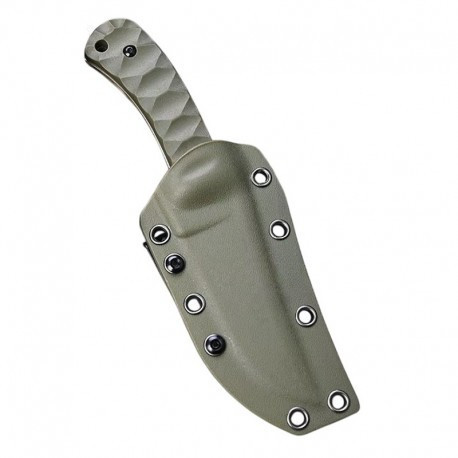 Тактичний ніж FOX колір оливи | Ніж виживання з ручкою G10.a4193/1 Одеса - фото 3