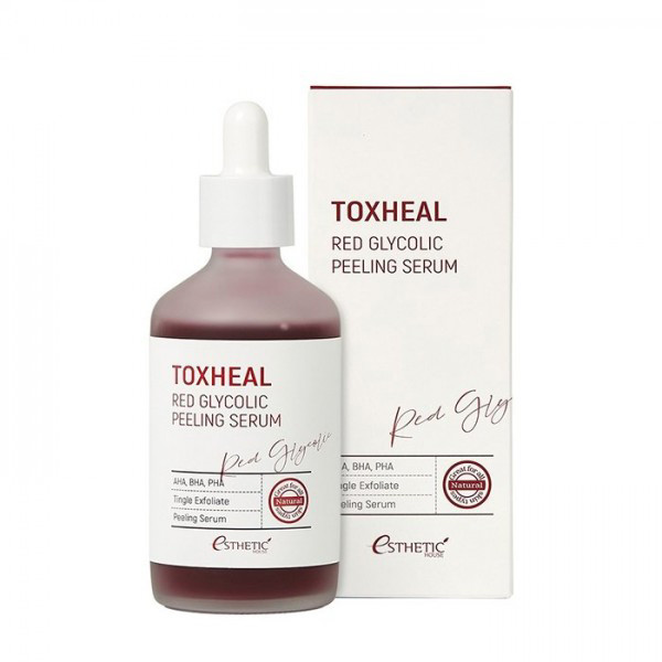 Пілінг-сироватка для обличчя Toxheal Red Glycolic Peeling Serum Esthetic House 100 мл Київ - фото 1