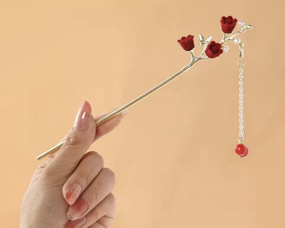 Шпилька-паличка для волосся 