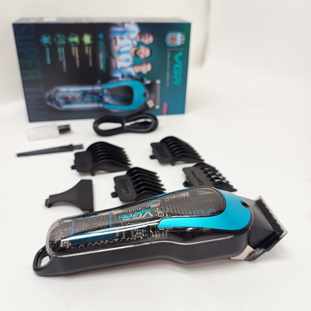 Малошумная машинка для стрижки волос, Машинка для стрижки на аккумуляторе Набор с зарядкой LA-95 Львов - изображение 8