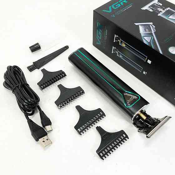 Багатофункціональний тример для стрижки волосся і бороди VGR, Електронна машинка для стрижки LV-56 Київ