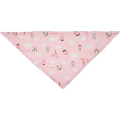 Слюнявчик Canpol babies Bonjour Paris 2 шт Розовый (26/900_pin) Винница - изображение 5