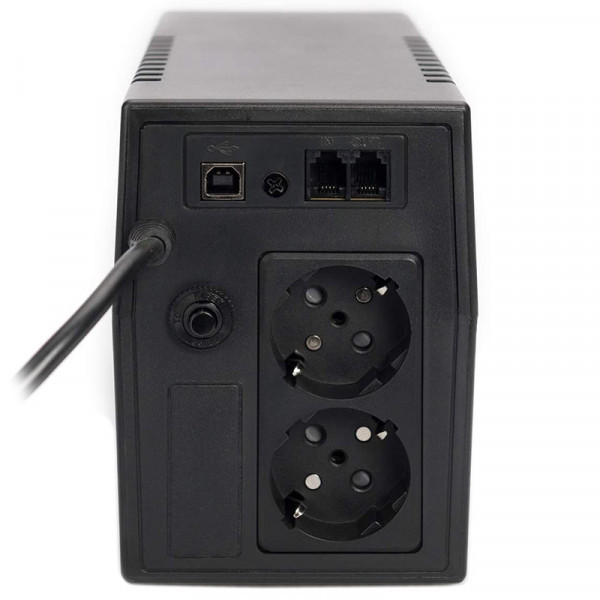 ДБЖ Digitus Line-Interactive, 600VA/360W, LED, 2xSchuko, RJ11, USB (DN-170063) Киев - изображение 2