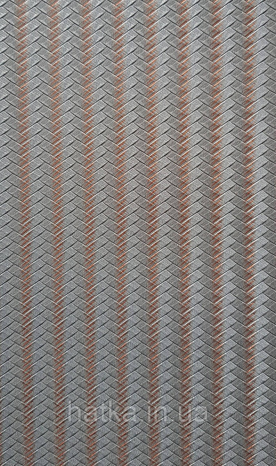 Обои винил на флизелине AdaWall Omega1.06х10 геометрия 3д полосы зигзаг структурные серые коричневые 23206-5 Киев - изображение 3