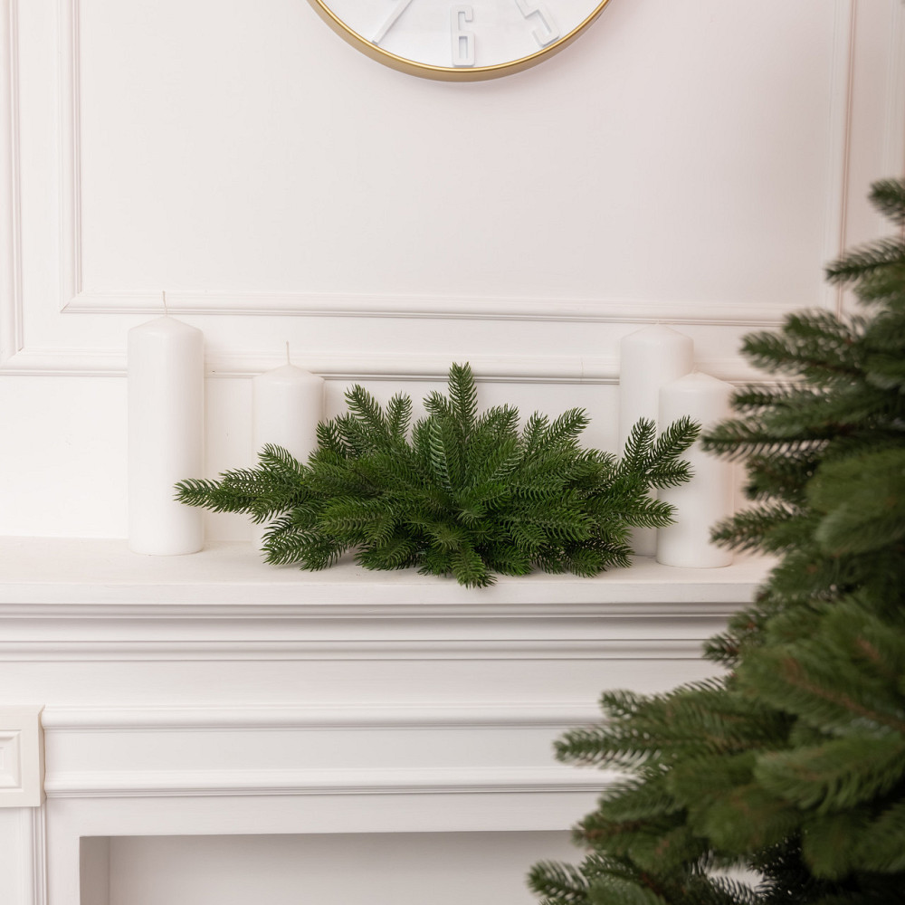 Lugi Новорічна хвойна гірлянда лита зелена Північна зірка 60*35 см TD-NSTGR1 Киев - изображение 1