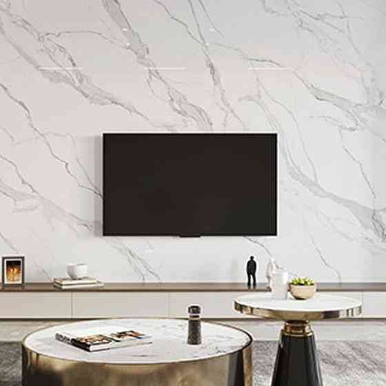 Виниловая самоклеящаяся плитка Мрамор, набор 6 рулонов Киев